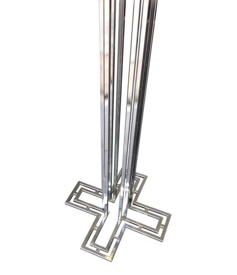 CURTIS JERE CHROME FLOOR LAMP
