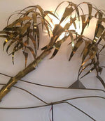 DANIEL DHAESELEER PALM TREE-WALL LIGHT SCULPTURE