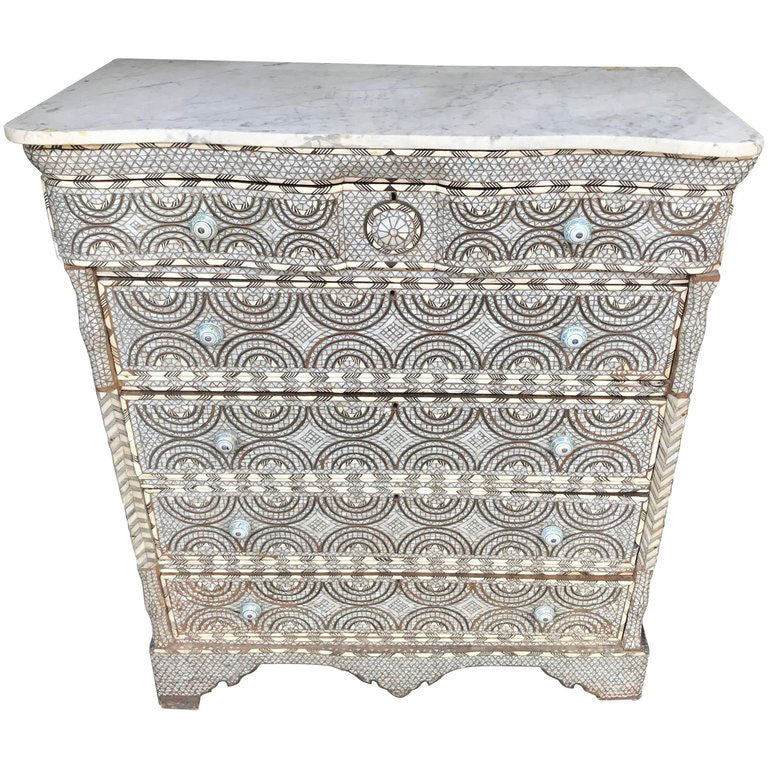 EARLY 19TH CENTURY SYRIAN MIRROR