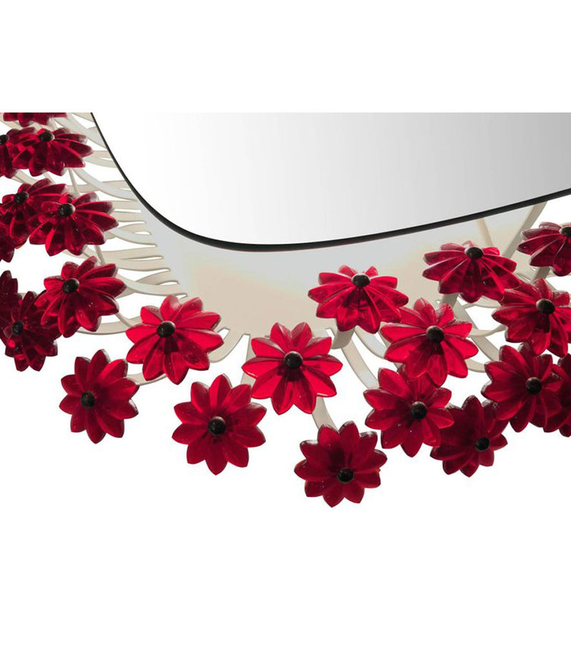 EMIL STEJNAR BACK LIT RED FLOWER MIRROR