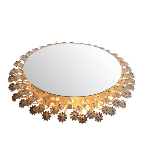 EMIL STEJNAR CIRCULAR BACKLIT FLOWER MIRROR