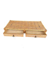 Mid Century Coffee Table bamboo and rattan French 1960s