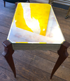1940S FRENCH MIRRORED SIDE TABLE