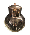 GLASS COCKTAIL JUG WITH SILVER PLATED HANDLES