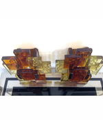 A pair of A pair of Holm Sorensen glass wall sconces 