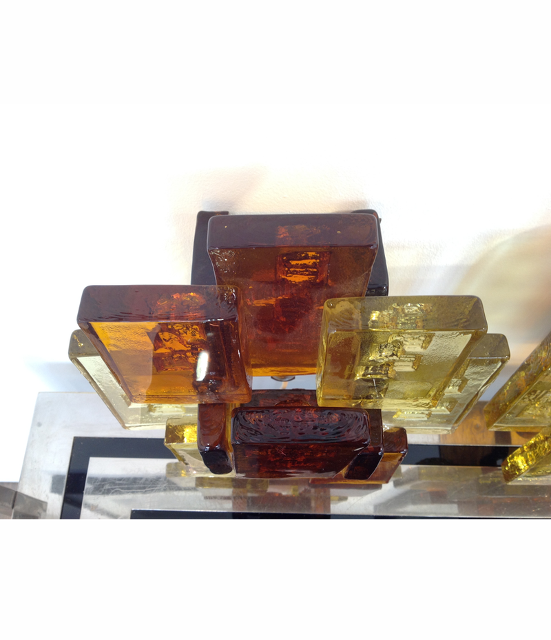 A pair of A pair of Holm Sorensen glass wall sconces 