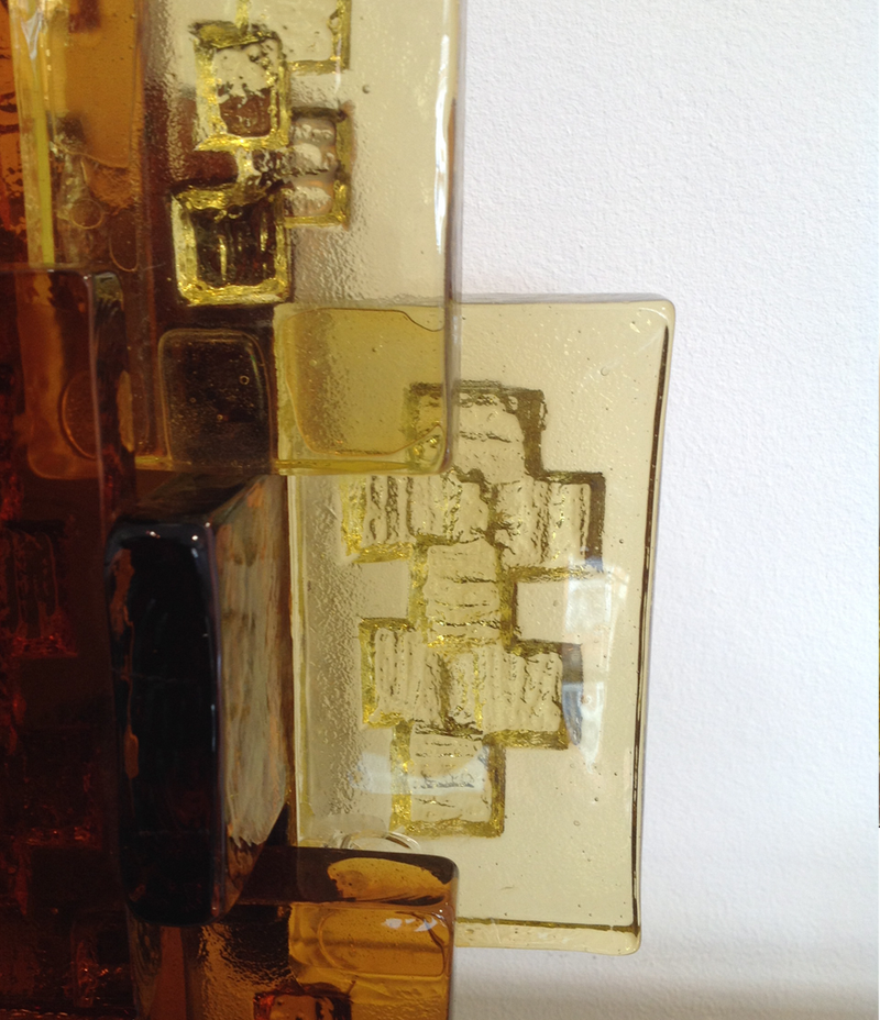 A pair of A pair of Holm Sorensen glass wall sconces 