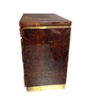 JEAN CLAUDE MAHEY BURLWOOD CHEST OF DRAWERS