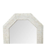 Large handmade Inlaid Bone Octagonal Mirror in the style of Enrique Garcel – Ed Butcher Antiques
