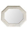 Large handmade Inlaid Bone Octagonal Mirror in the style of Enrique Garcel – Ed Butcher Antiques