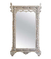 LARGE STUNNING 19TH CENTURY SYRIAN MIRROR WITH MOTHER OF PEARL INLAY