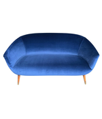 LOVELY ITALIAN 1950S TWO-SEAT COCKTAIL SOFA IN THE STYLE OF GIO PONTI