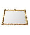 LOVELY 1950S ITALIAN RECTANGULAR ROCOCO STYLE GILT GESSO ACANTHUS WALL MIRROR
