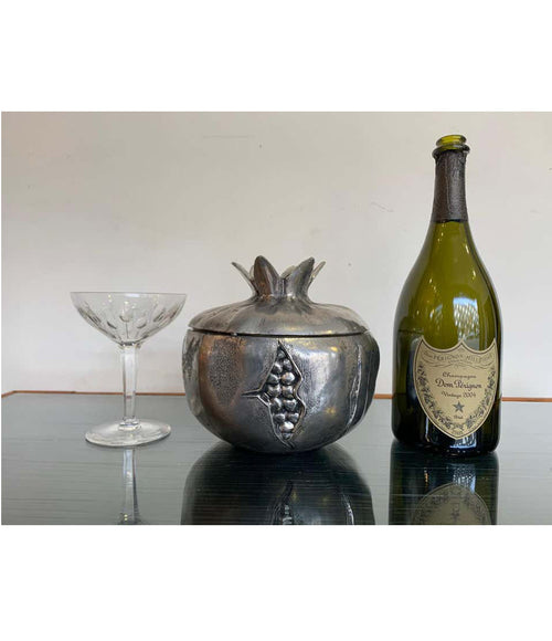 LOVELY 1970S MAURO MANETTI POMEGRANATE ICE BUCKET