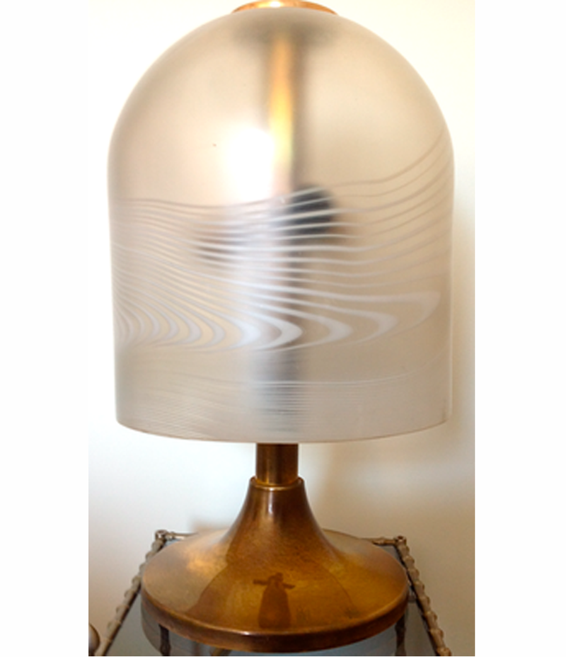 LARGE MURANO TABLE LAMP 1960S