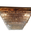 Large Venini Murano crystal chandelier 