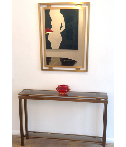 A GUY LEFEVRE STYLE CONSOLE TABLE