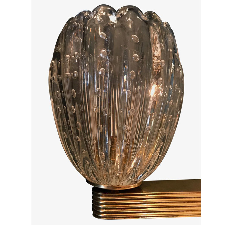  LOVELY PAIR OF BAROVIER AND TOSA PUELGOSO WALL SCONCES