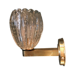  LOVELY PAIR OF BAROVIER AND TOSA PUELGOSO WALL SCONCES