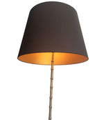 MAISON BAGUÈS STYLE BRASS FAUX BAMBOO FLOOR LAMP