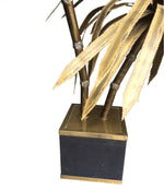 MAISON JANSEN DOUBLE PALM TREE FLOOR LAMP