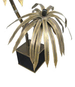 MAISON JANSEN DOUBLE PALM TREE FLOOR LAMP