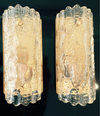 ORREFORS GLASS WALL SCONCES