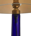 PAIR OF COBALT BLUE "FLEUR" LAMPS BY HOLMEGAARD