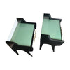  PAIR OF ITALIAN 1950S EBONIZED BEDSIDE TABLES