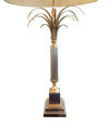 PAIR OF LARGE FRENCH PALM TREE LAMPS