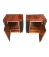 PAIR OF LUCIANO FRIGERIO WALNUT SIDE CABINETS