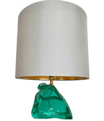 PAIR OF ROCK GLASS LAMPS IN THE STYLE OF MAX INGRAND