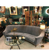 Mid century coffee table by Peter Ghyczy iron and brass bass with circular glass top
