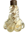 PRETTY PAIR OF 1950S BAROVIER & TOSO LAMPS WITH MURANO TWISTED GLASS BASE