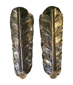 PAIR OF BAROVIER AND TOSA FEATHER WALL SCONCES