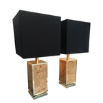 PAIR OF ITALIAN CORK LAMPS