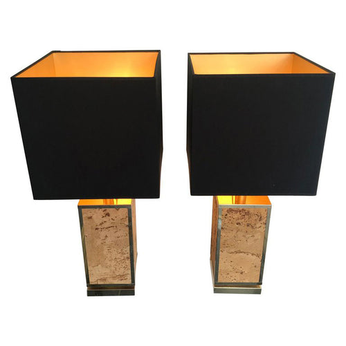 PAIR OF ITALIAN CORK LAMPS