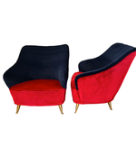Pair of 1950s Italian Chairs 