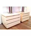 PAIR OF MAHEY SIDE TABLES