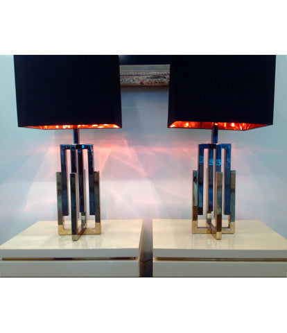 PAIR OF WILLY RIZZO LAMPS