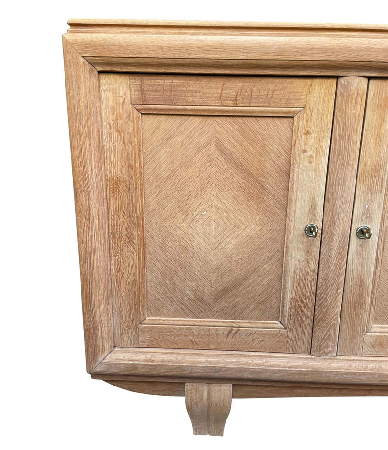 1940s Natural Oak Sideboard by Gaston Poisson - Mid Century Sideboards - Ed Butcher Antiques