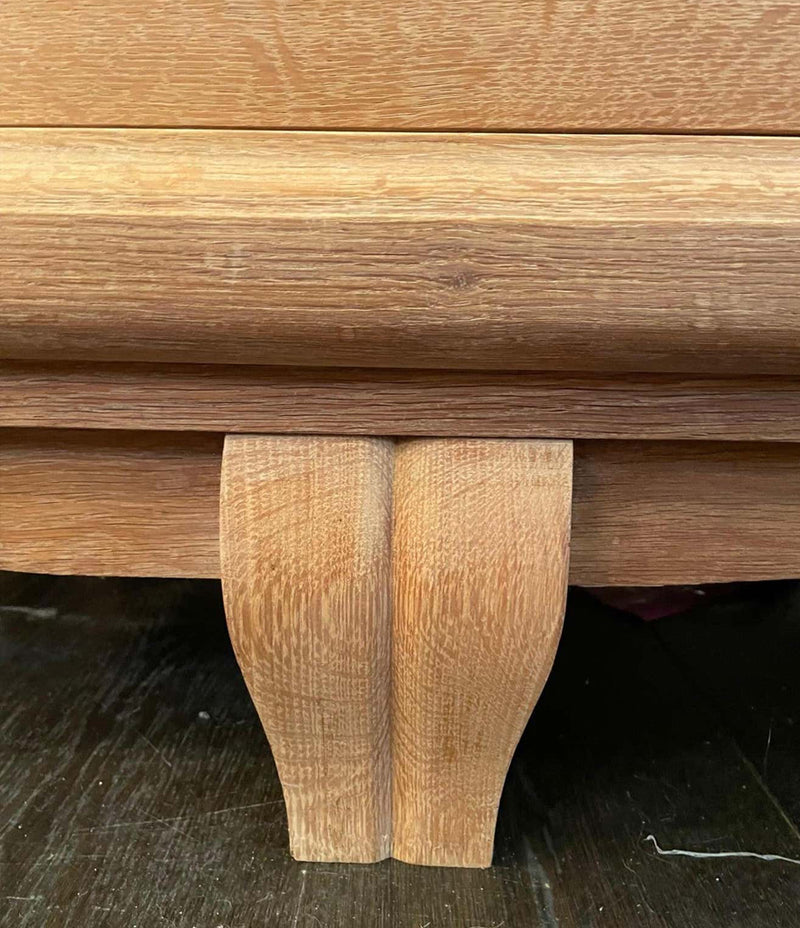 1940s Natural Oak Sideboard by Gaston Poisson - Mid Century Sideboards - Ed Butcher Antiques