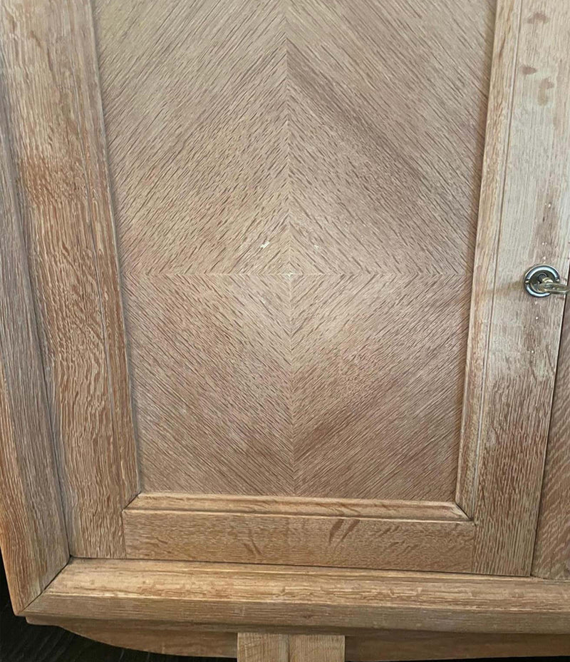 1940s Natural Oak Sideboard by Gaston Poisson - Mid Century Sideboards - Ed Butcher Antiques