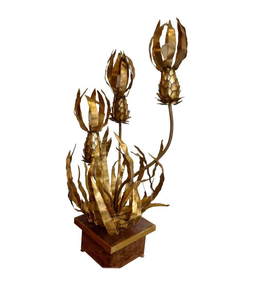 RARE MAISON JANSEN PINEAPPLE FLOOR LAMP