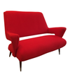 Italian red sofa 