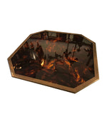 SET OF SIX CHRISTIAN DIOR HOME FAUX TORTOISE SHELL PLACE MATS