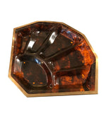 SET OF SIX CHRISTIAN DIOR HOME FAUX TORTOISE SHELL PLACE MATS