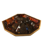SET OF SIX CHRISTIAN DIOR HOME FAUX TORTOISE SHELL PLACE MATS