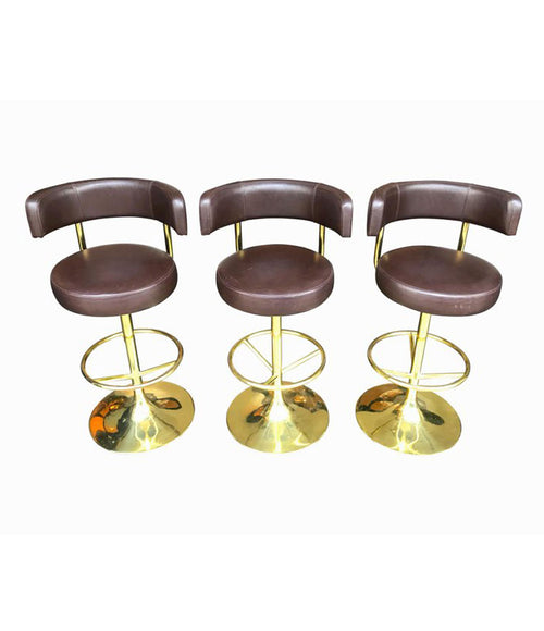 SET OF THREE BÖRGE JOHANSSON “JUPITER” BAR STOOLS