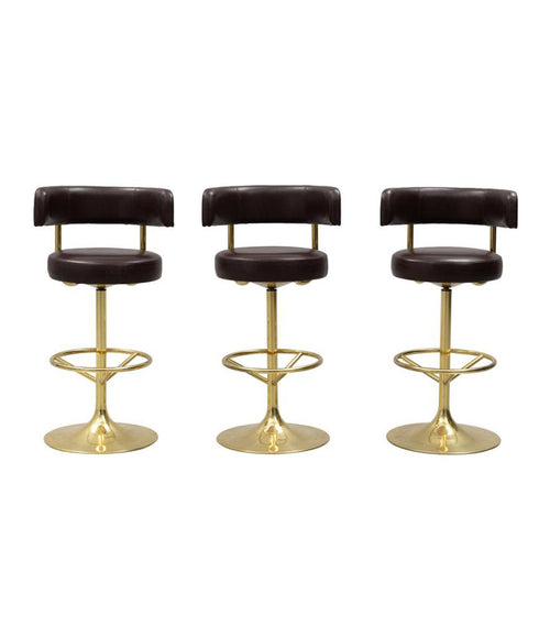 SET OF THREE BÖRGE JOHANSSON “JUPITER” BAR STOOLS